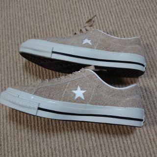 コンバース(CONVERSE)の早く売りたいのでお値引き、コンバースワンスター ベージュ 25.5(スニーカー)