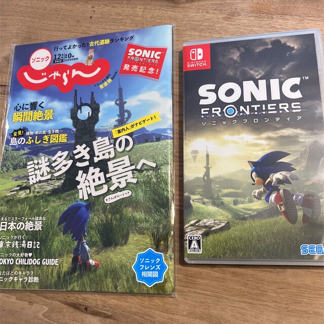 迅速発送、超美品　じゃらんつき　ソニックフロンティア Switch