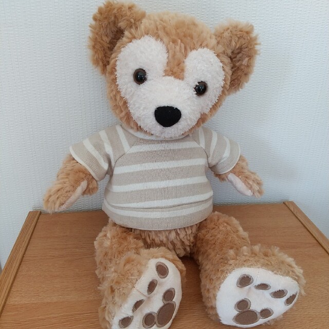 何でも揃う ハンドメイド ダッフィー シェリーメイ ぬい服 Tシャツ ミルク 着せ替え服・アウトフィット
