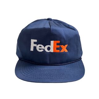 〈VINTAGE〉 未使用 90's FedEx スナップバック デッドストック(キャップ)