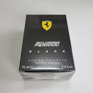 フェラーリ(Ferrari)の新品未開封Ferrariフェラーリ　ブラック　オードトワレ75ml(香水(男性用))