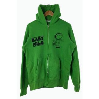 アベイシングエイプ(A BATHING APE)のアベイジングエイプ　ジップパーカー　グリーン(パーカー)