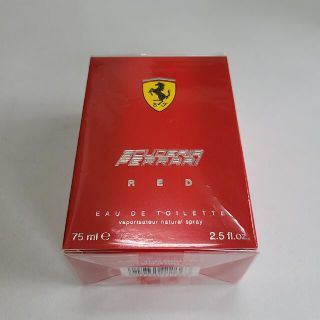 フェラーリ(Ferrari)の新品未開封Ferrariフェラーリ　レッド　オードトワレ75ml(香水(男性用))