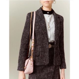 シャネル(CHANEL)のCHANEL 2022/23年秋冬　プレコレクション　ツイードジャケット　34(テーラードジャケット)