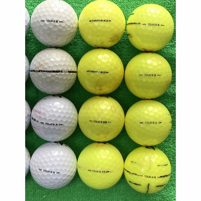 BRIDGESTONE(ブリヂストン)のゴルフボール ロストボール ブリヂストン TOUR B 24球 11/15 スポーツ/アウトドアのゴルフ(その他)の商品写真