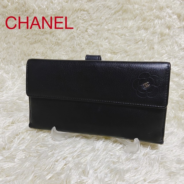 CHANEL シャネル 長財布 カメリア