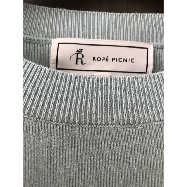 Rope' Picnic(ロペピクニック)のkimu2様専用　ロペピクニック異素材ニットワンピース レディースのワンピース(ロングワンピース/マキシワンピース)の商品写真