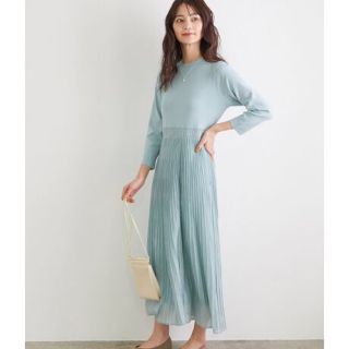 ロペピクニック(Rope' Picnic)のkimu2様専用　ロペピクニック異素材ニットワンピース(ロングワンピース/マキシワンピース)