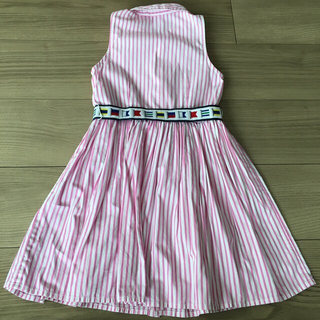 POLO RALPH LAUREN(ポロラルフローレン)のラルフローレン ストライプワンピース キッズ/ベビー/マタニティのキッズ服女の子用(90cm~)(ワンピース)の商品写真