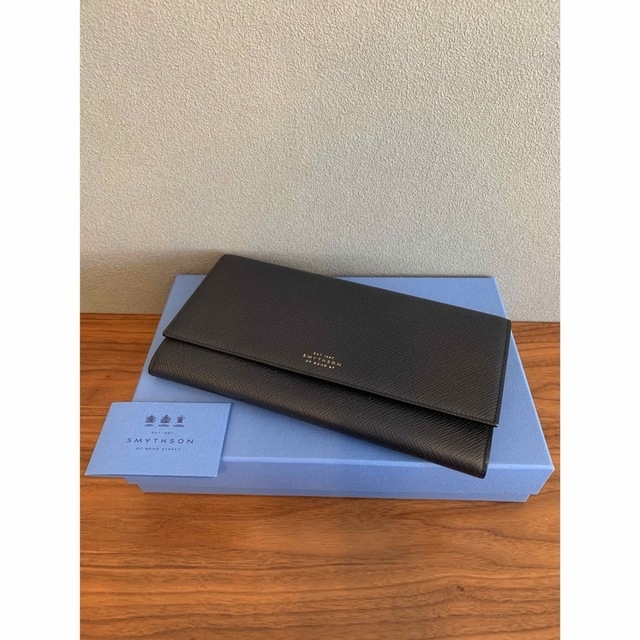 夏・お店屋さん 美品 スマイソンsmythson トラベルウォレット