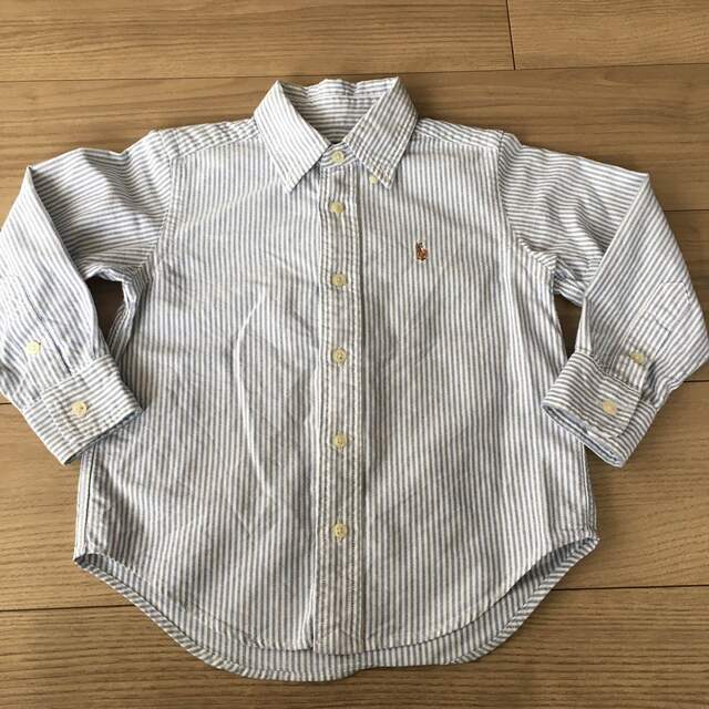 Ralph Lauren(ラルフローレン)のラルフローレン ストライプシャツ キッズ/ベビー/マタニティのキッズ服男の子用(90cm~)(ブラウス)の商品写真