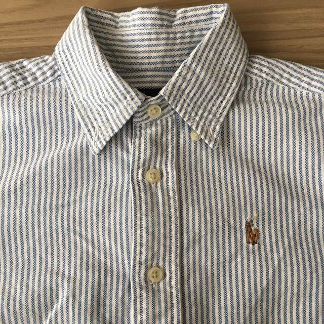 Ralph Lauren(ラルフローレン)のラルフローレン ストライプシャツ キッズ/ベビー/マタニティのキッズ服男の子用(90cm~)(ブラウス)の商品写真