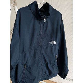 ザノースフェイス(THE NORTH FACE)のUSEDノースフェイス キッズ コンパクトジャケット ネイビー 150(ジャケット/上着)