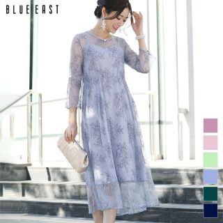 ブルーイースト(BLUEEAST)の【2/8までの出品】BLUEEAST 結婚式 レースワンピース(ロングワンピース/マキシワンピース)