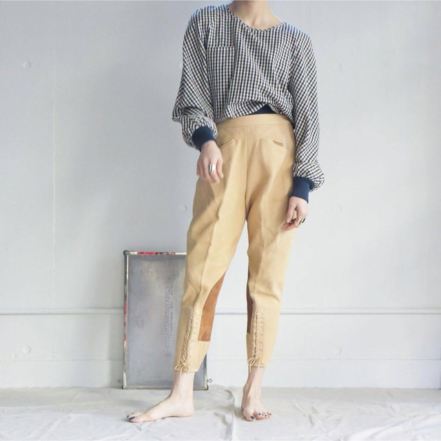 お値下げ 新品レア Jil Sander 透け感あるカジュアルパンツ 34/ S
