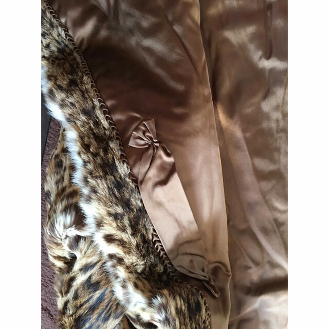 美品　高級毛皮　レオパード　キャット　leopard