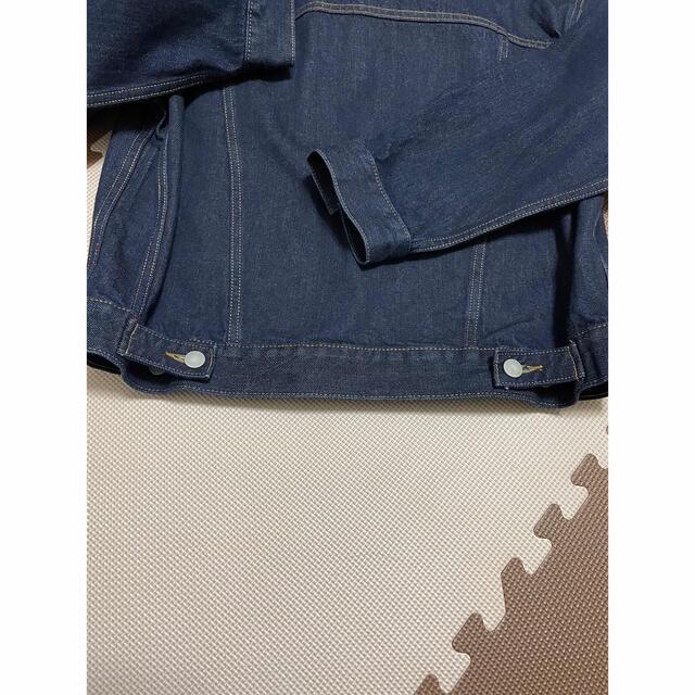 GU(ジーユー)のデニムジャケット　ピーナッツ　スヌーピー　メンズ　Sサイズ メンズのジャケット/アウター(Gジャン/デニムジャケット)の商品写真
