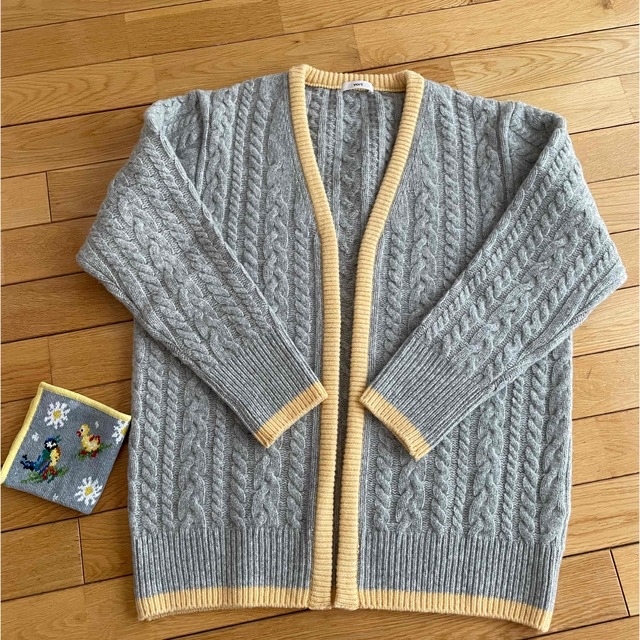 yori ファンシーヘムケーブルカーディガン - notariarosaliamejia.com