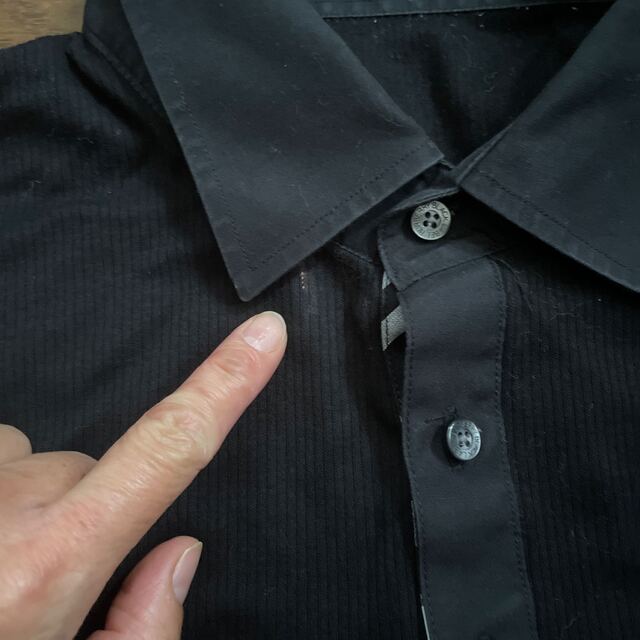 BURBERRY BLACK LABEL(バーバリーブラックレーベル)のお値下げ　バーバリー　長袖　黒 メンズのトップス(Tシャツ/カットソー(七分/長袖))の商品写真
