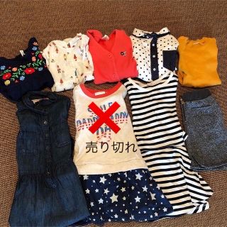 プティマイン(petit main)の秋冬用　女の子　子供服まとめ売り　120サイズ(ワンピース)