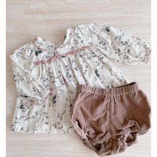 キャラメルベビー&チャイルド(Caramel baby&child )のLittle Cotton Clothes ブラウス(ブラウス)