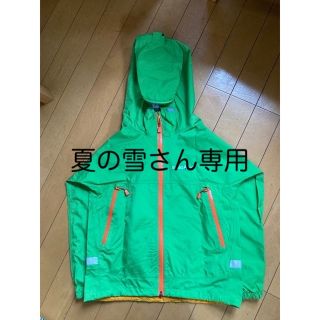 モンベル(mont bell)の【美品✨】モンベル・雨具キッズセット130サイズ／mont-bell【送料込み】(登山用品)