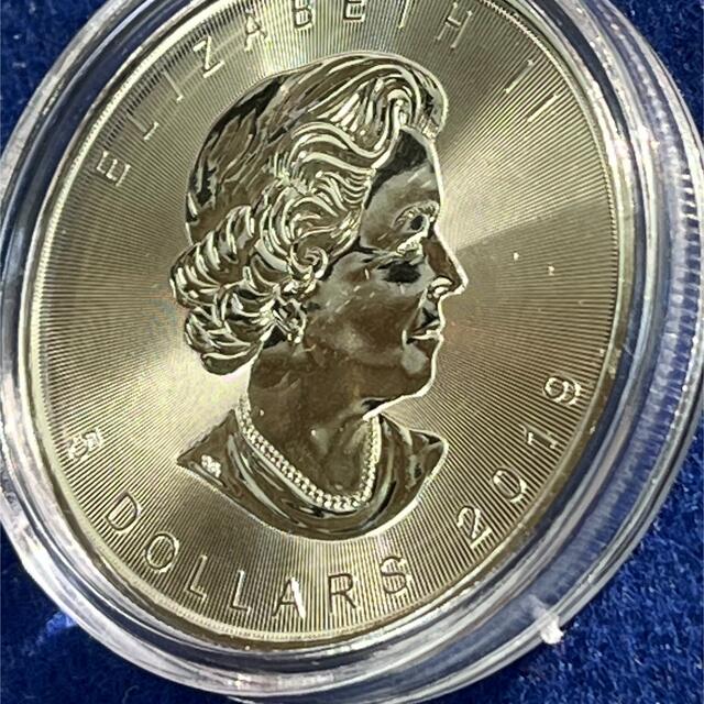 カナダメイプルリーフ1オンス銀貨　未使用美品銀貨　正規購入品純銀地金銀貨 2