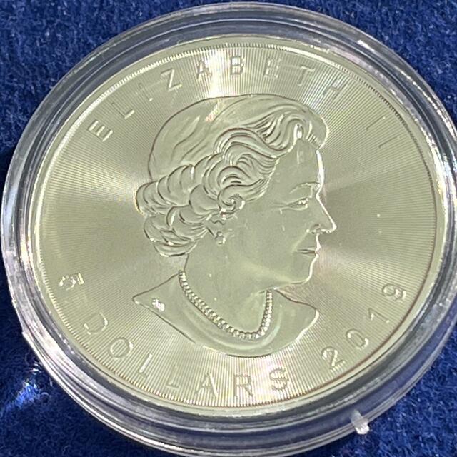 カナダメイプルリーフ1オンス銀貨　未使用美品銀貨　正規購入品純銀地金銀貨 4