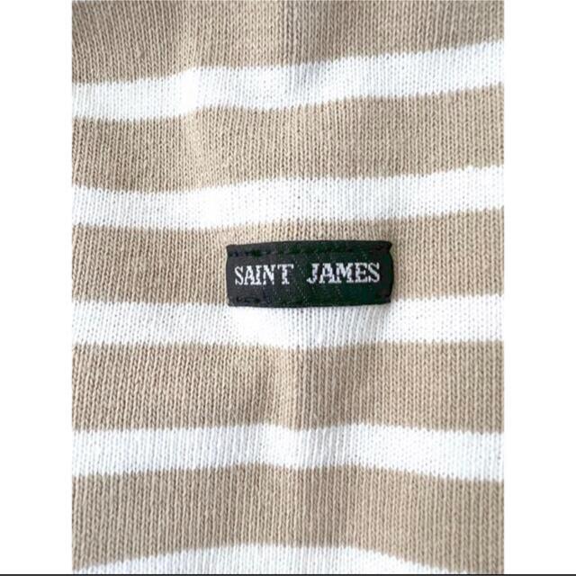 SAINT JAMES(セントジェームス)のセントジェームス  ウェッソン　ベージュボーダー レディースのトップス(カットソー(長袖/七分))の商品写真