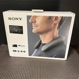 ソニー(SONY)の【極美品】SONY ワイヤレスネックバンドスピーカー SRS-NS7(スピーカー)