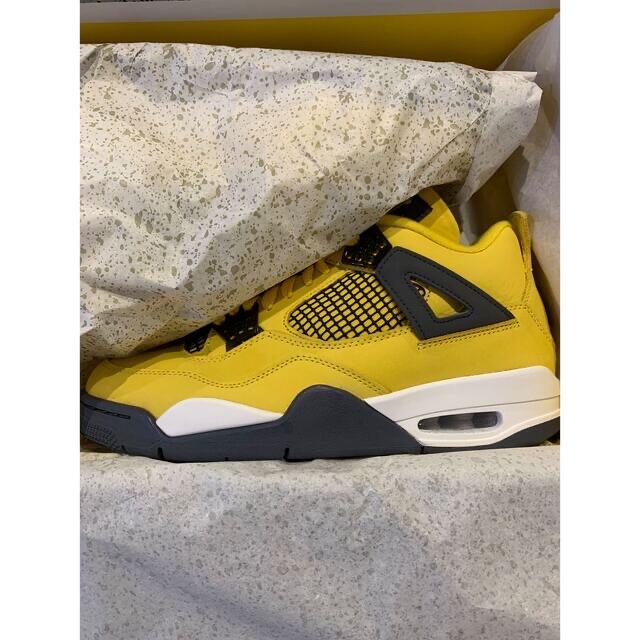 NIKE(ナイキ)のNIKE AIR JORDAN4 "Tour Yellow" メンズの靴/シューズ(スニーカー)の商品写真