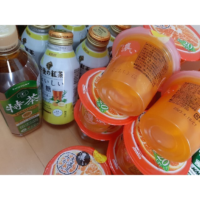 送料無料　特茶　野菜ジュース　ゼリー　午後の紅茶　ファンタ　ドリンク　詰め合わせ 食品/飲料/酒の飲料(ソフトドリンク)の商品写真