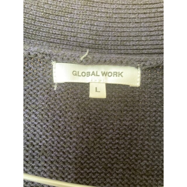 GLOBAL WORK(グローバルワーク)のGLOBALWORK グローバルワーク　ニットカーディガン　アウター　美品 レディースのトップス(カーディガン)の商品写真