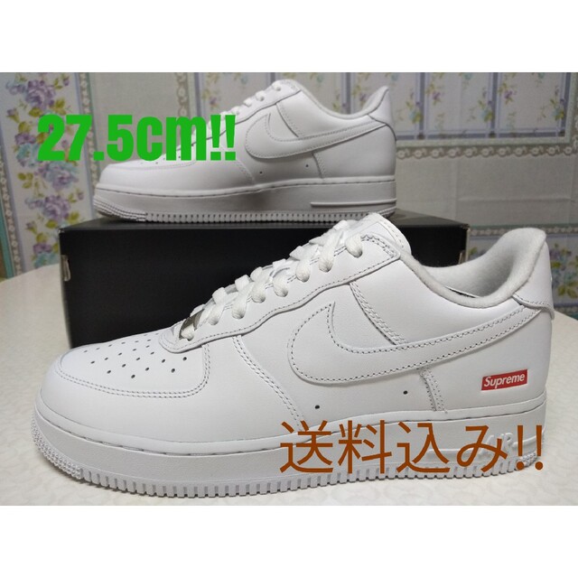 Supreme Nike Air Force 1 Low 27.5cm靴/シューズ