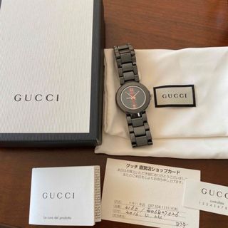 グッチ(Gucci)の未使用　GUCCI  時計　未使用　メンズ　ハイテクセラミックス　黒(腕時計(アナログ))