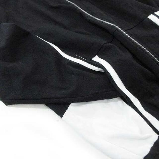 other(アザー)のクロノス 2ライン アクティブジャケット アウター ジャージ ロゴ M 黒 白 メンズのジャケット/アウター(ブルゾン)の商品写真