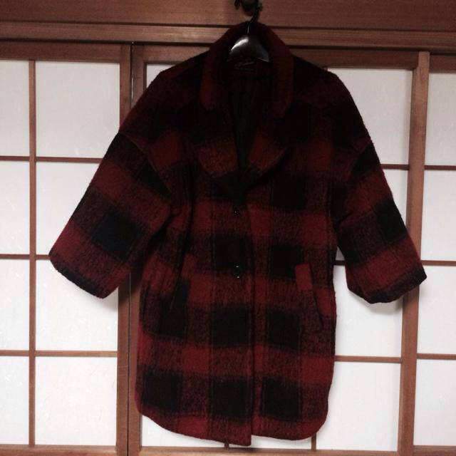 Kastane(カスタネ)のチェックコート レディースのジャケット/アウター(ロングコート)の商品写真