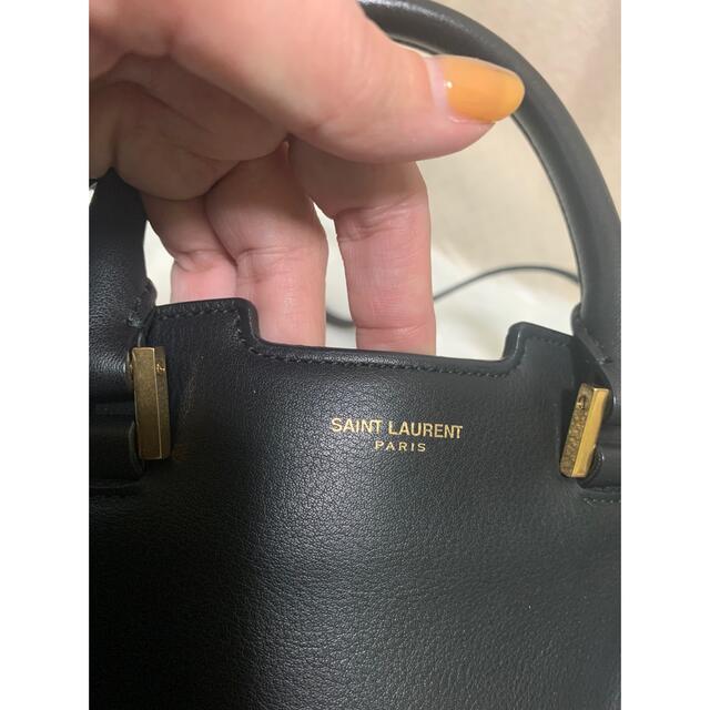 Saint Laurent - サンローラン YSL SAC LIGNE Y ブラック カバス