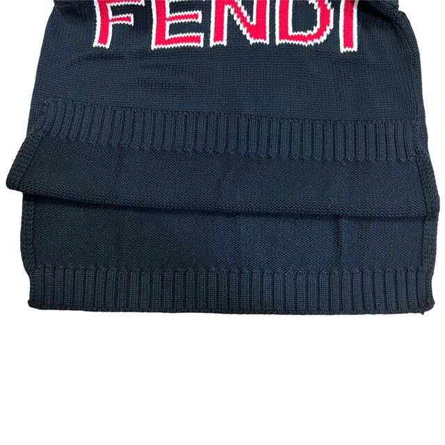 FENDI - フェンディ ロゴ タートルネック ニット レディース ブラック