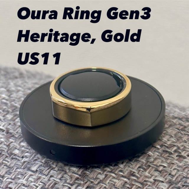 Oura Ring Gen3 Heritage Gold オーラリング US11US11付属品