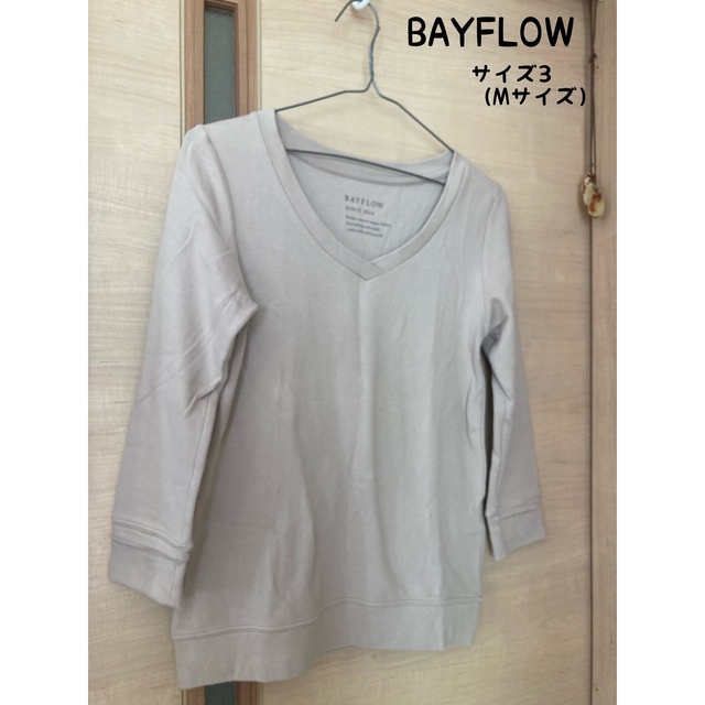 BAYFLOW(ベイフロー)のBAYFLOW ベイフロー　トップス　長袖　秋冬　美品 レディースのトップス(Tシャツ(長袖/七分))の商品写真