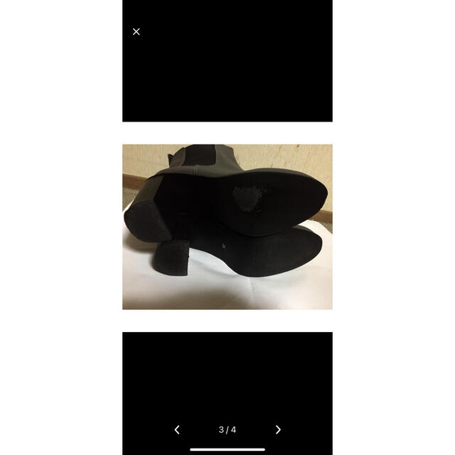 DRESKIP(ドレスキップ)のちか様専用　新品 ドレスキップ サイドゴア ショートブーツ グレー  ヒール レディースの靴/シューズ(ブーティ)の商品写真