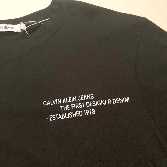 Calvin Klein(カルバンクライン)の新品未使用 Calvin Klein カルバンクライン Tシャツ ロゴ 半袖 メンズのトップス(Tシャツ/カットソー(半袖/袖なし))の商品写真