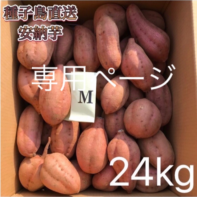 【絶品】種子島産  安納芋M 24kg(箱別)