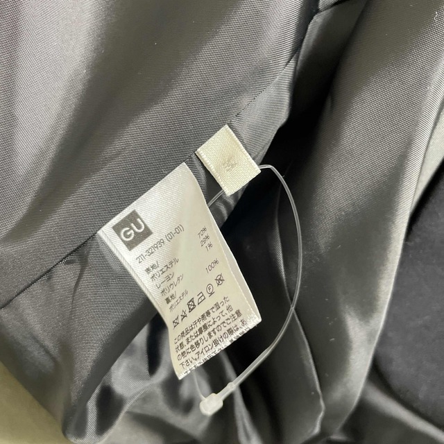 GU(ジーユー)のGU オーバーサイズテーラードジャケット ブラック M レディースのジャケット/アウター(テーラードジャケット)の商品写真