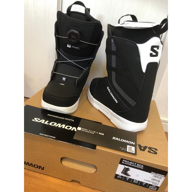 SALOMON(サロモン)の22-23 SALOMON PROJECT BOA  キッズ サロモン ブーツ  スポーツ/アウトドアのスノーボード(ブーツ)の商品写真