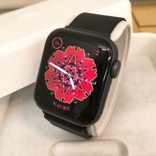 アップルウォッチ(Apple Watch)のApple Watch series4 黒 40mm アップルウォッチ(その他)