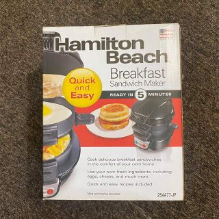 HAMILTON BEACH エッグマフィンサンドイッチメーカー(サンドメーカー)