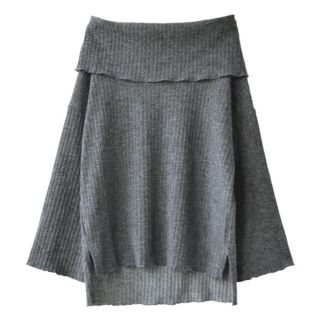 ダブルクローゼット(w closet)の【ダブルクローゼット】ワイドリブオフショルプルオーバー(ニット/セーター)