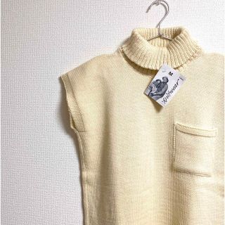 アンデルセンアンデルセン(ANDERSEN-ANDERSEN)の新品未使用 ガンジー Guernsey ニットベスト size/M オフホワイト(ベスト)